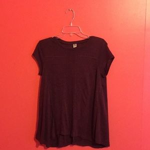 Burgundy top